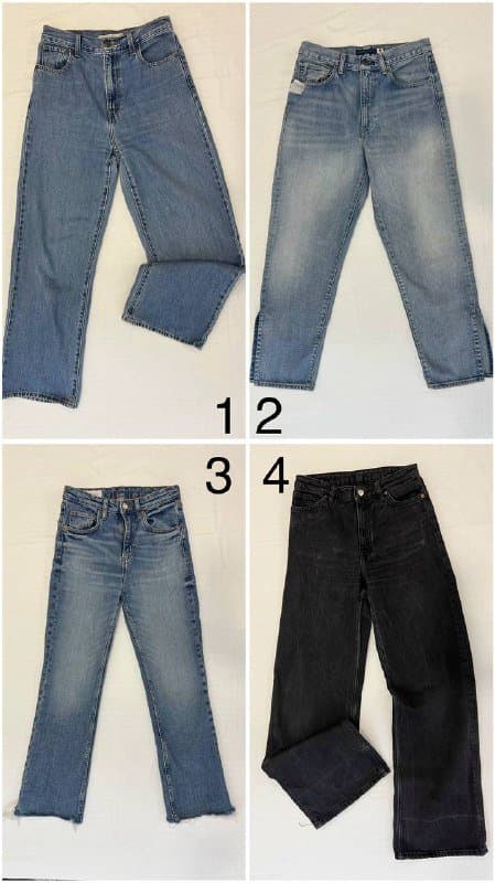 Джинсы Levi’s, джинсы ZARA, джинсы MONKI, топы, юбки, свитер, пиджак, худи