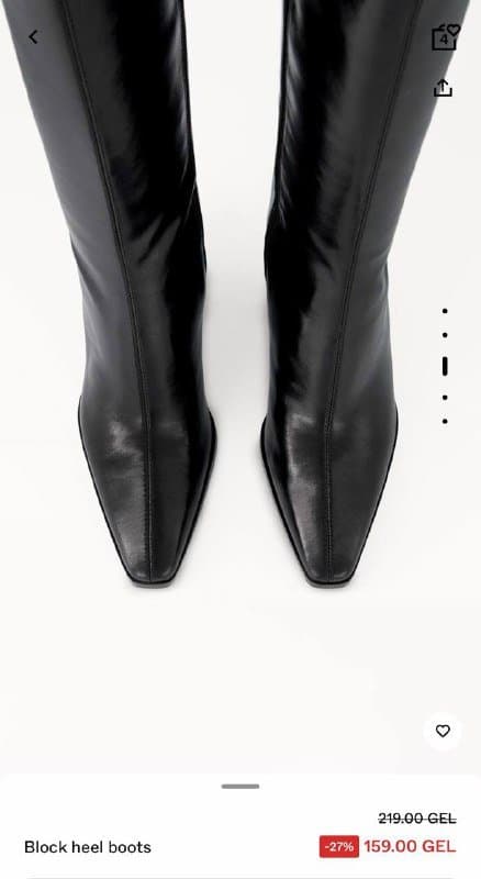 Сапоги Bershka женские 37/38 4