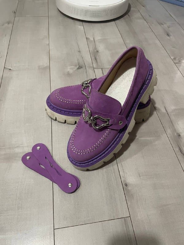 Кожаные ботинки 38 размер