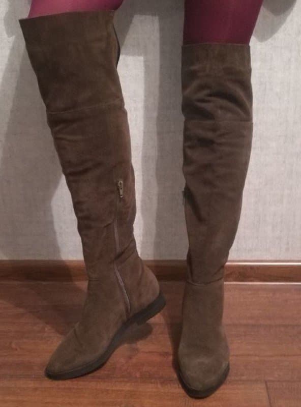 Сапоги ботфорты из натуральной кожи 39 размер 1