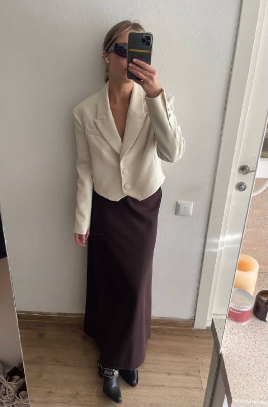 Укороченный жакет женский NICEONE Moscow XS