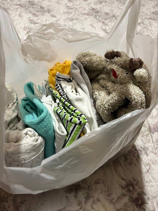 Пакет детской одежды разных размеров