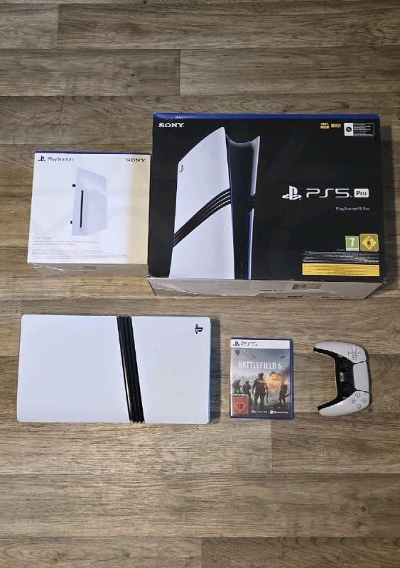 Playstation 5 PRO, игра Battlefield 6, джойстик