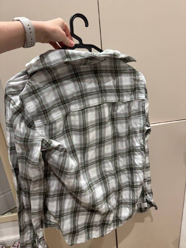 Рубашка в клетку XS-S 3