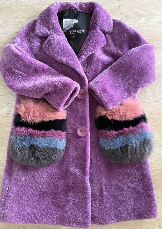 Итальянская шуба Fontani из натурального меха