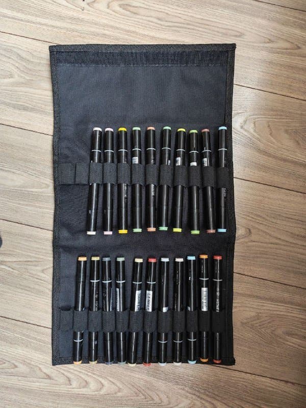 Набор профессиональных маркеров Sketchmarker с сумкой 1