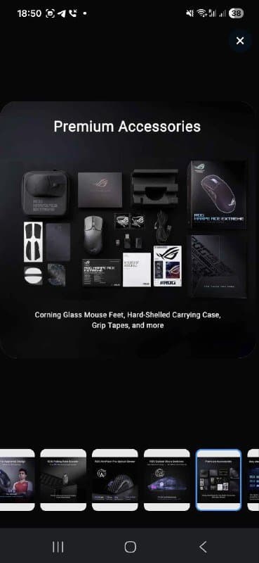 ASUS ROG Harpe Ace Extreme игровая мышь беспроводная 4