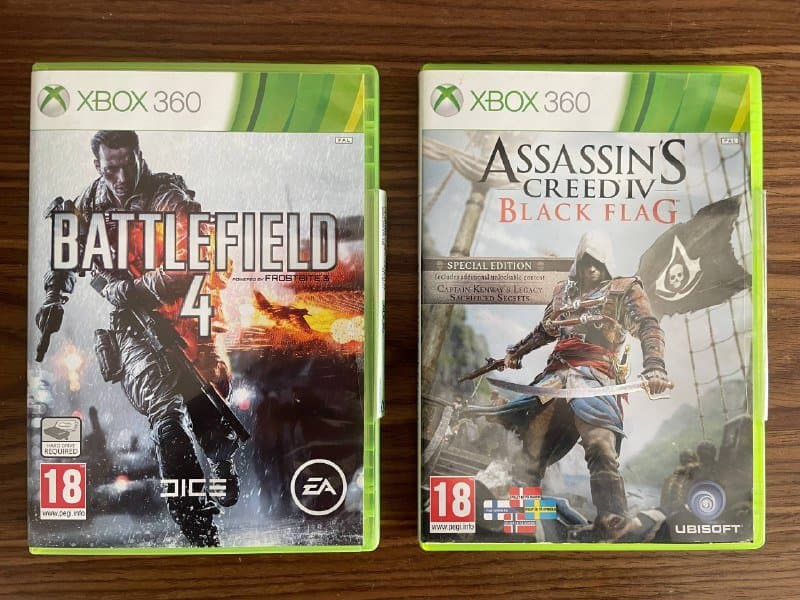 Assassin's Creed Black Flag, Battlefield 4 для Xbox 360