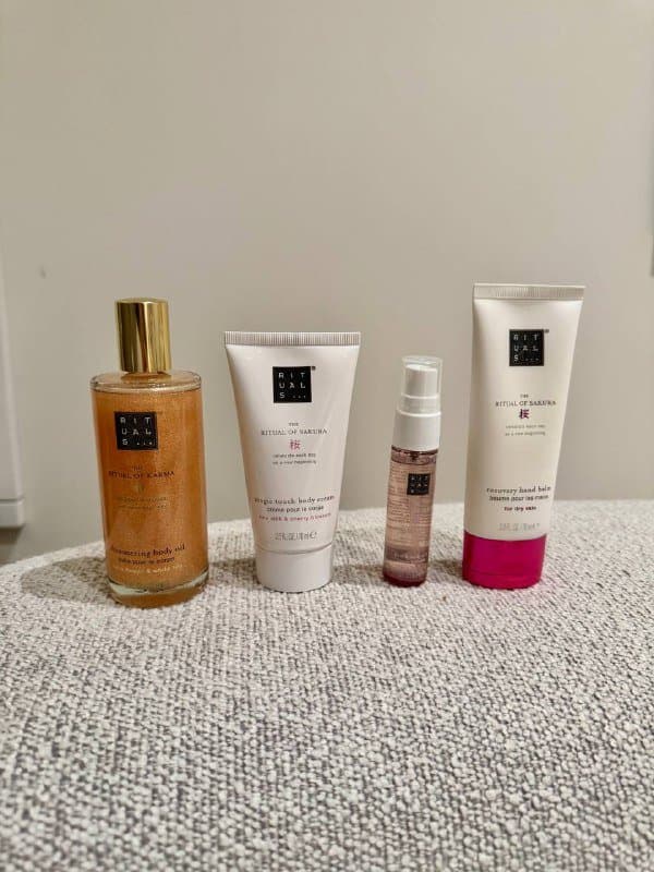 Сияющее масло, крем для тела, крем для рук, мист Rituals