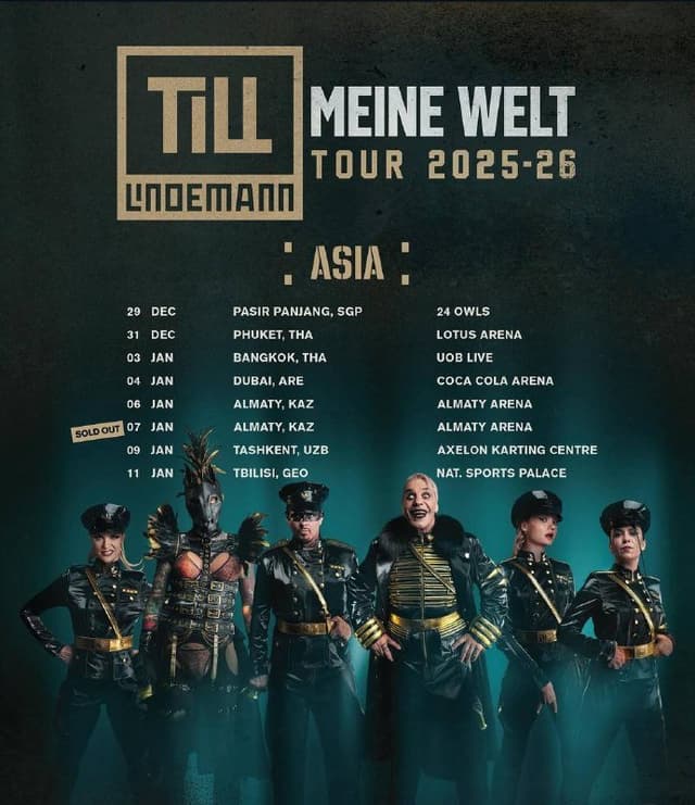 4 билета на концерт Till Lindemann в Тбилиси