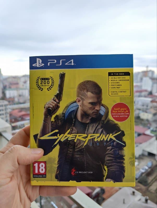 Cyberpunk 2077 Day One Edition для PS4 с дополнениями