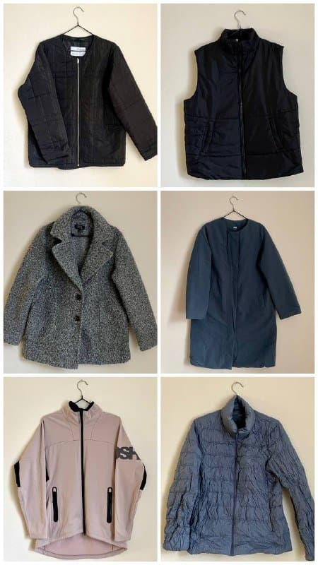 Стёганая куртка, утеплённое пальто, жакет, утеплённый жилет, софтшелл-куртка, лёгкий пуховик