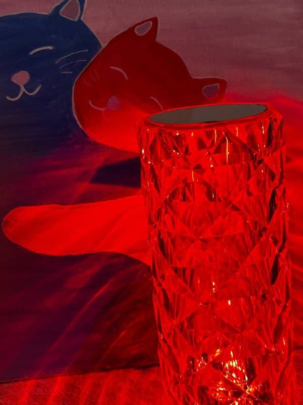 Ночник с сенсорным включением разного цвета