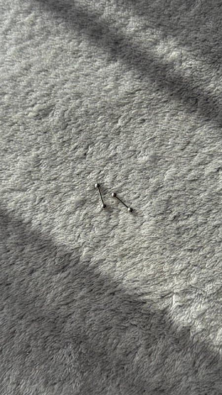 Штанги для пирсинга из хирургической стали