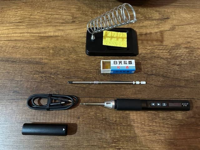 Паяльник Zoyi ZT-N1 комплект с подставкой и жало