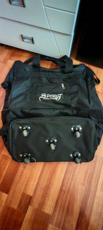 Электроматрас, сушилка, сумка на колесах, полка для бутылок, парик 7