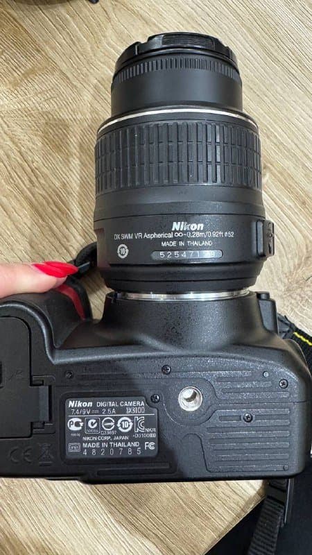 Фотоаппарат Nikon D3100, сумка-чехол, SD 128GB 3