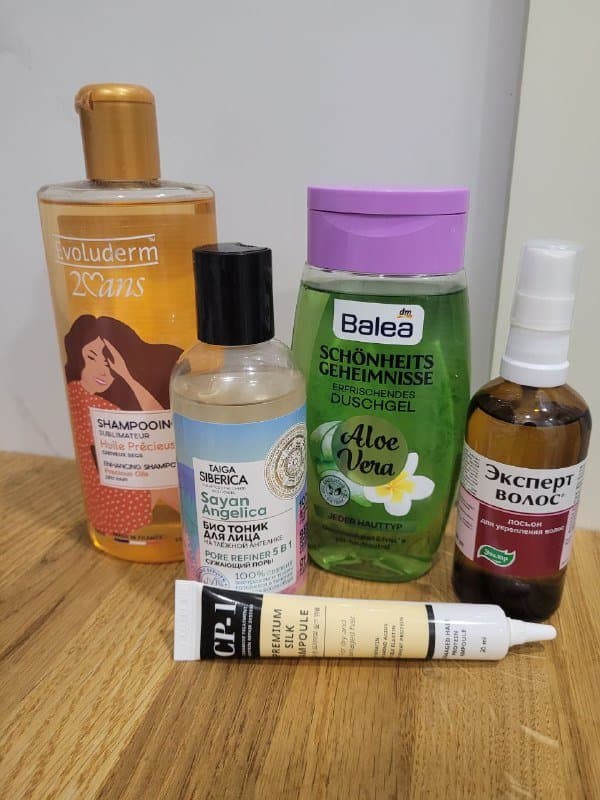 Шампунь, гель для душа, лосьон, био тоник, СР-1 для волос
