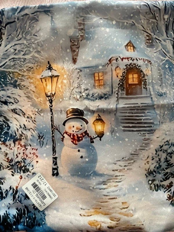 Новогодние наволочки 30х30 4 штуки