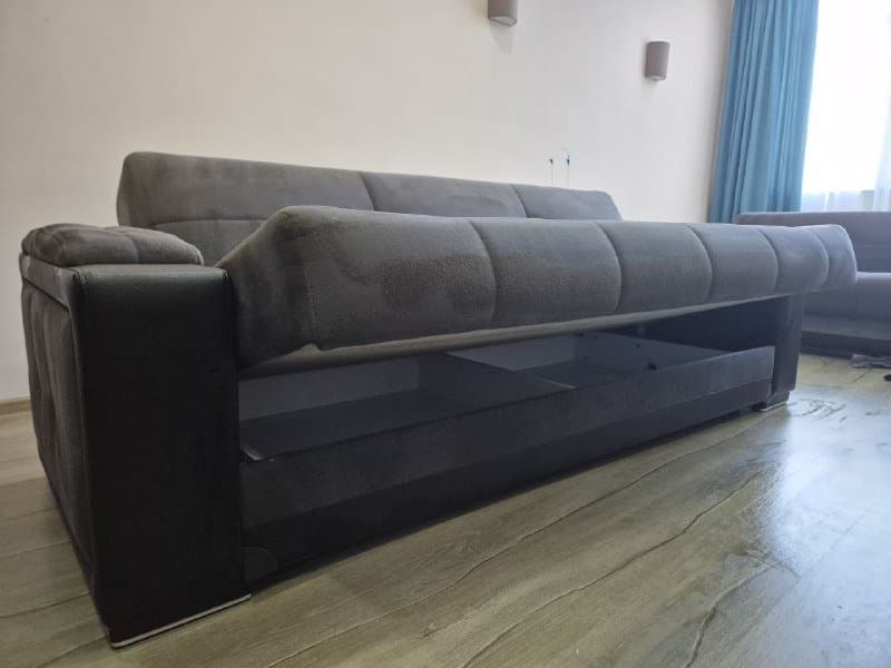 Диван 3-местный раскладной после химчистки 4