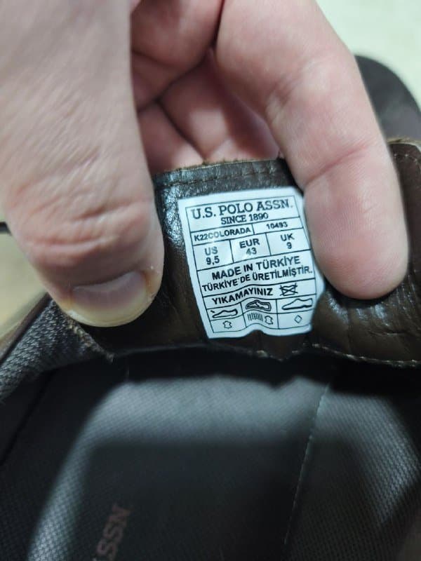 Кроссовки US Polo мужские кожаные 3