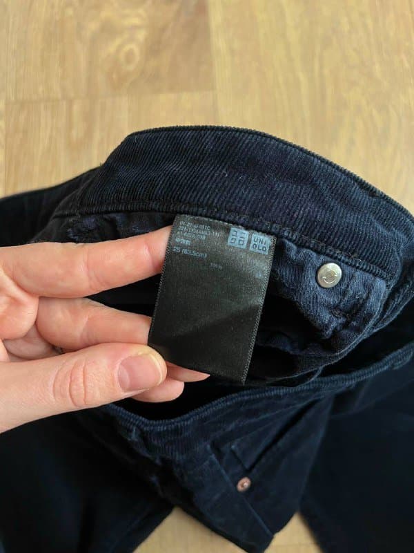 Вельветовые скини брюки женские UNIQLO X Inès de la fressange 4