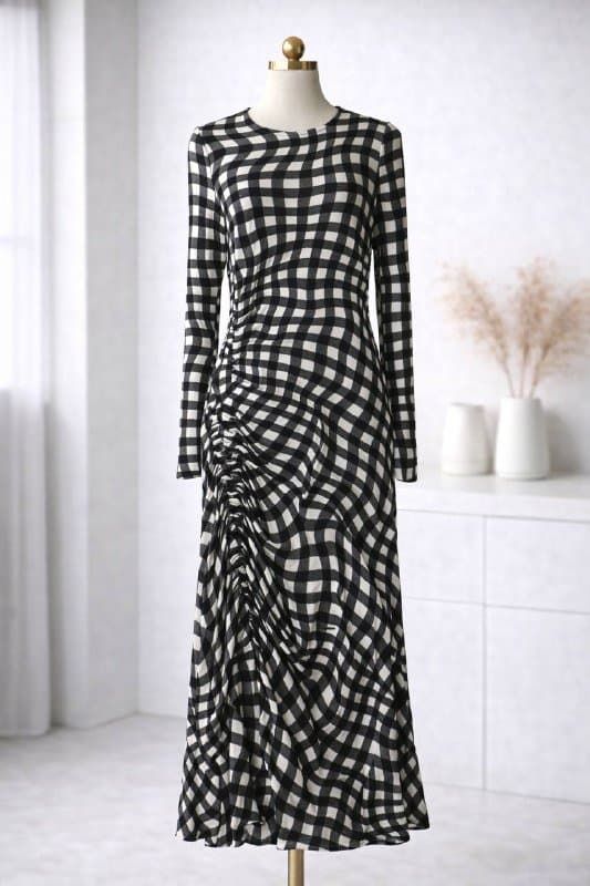 BIMBA Y LOLA платье миди с драпировкой