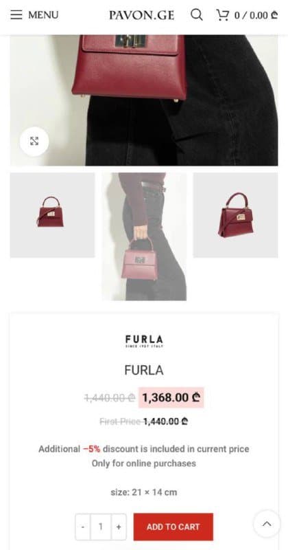Сумка Furla оригинал черная 1