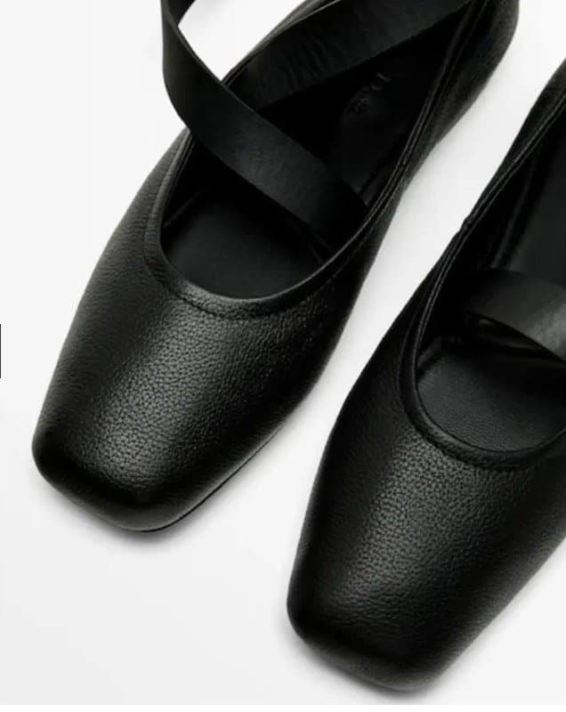 Балетки-балерины Massimo Dutti, натуральная кожа, размер 36