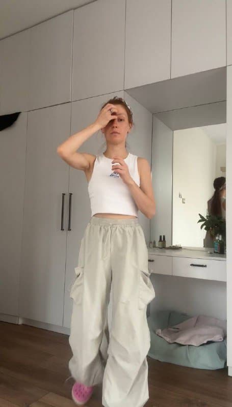 Кроссовки New balance, штаны для хайкинга, бежевые штаны 5