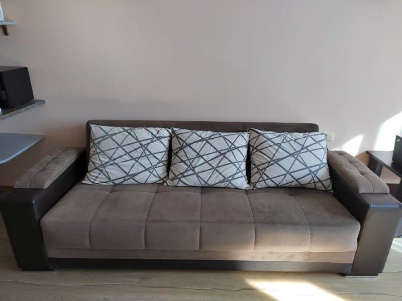 Диван 3-местный раскладной после химчистки 2