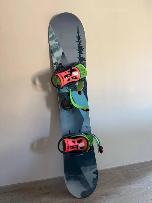 Сноуборд Firefly 157 с креплениями, чехол для сноуборда
