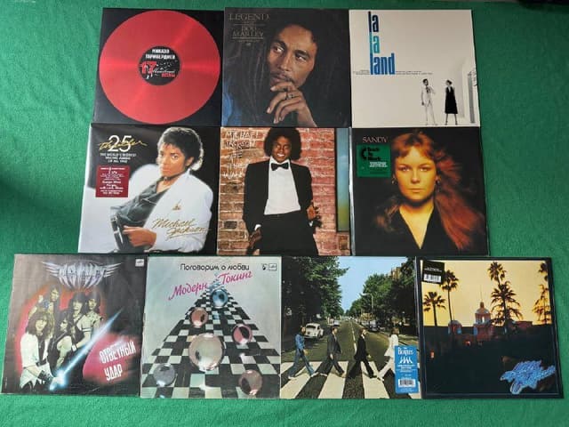 Виниловые пластинки Микаэл Таривердиев, La La Land, Sandy, Eagles и др.