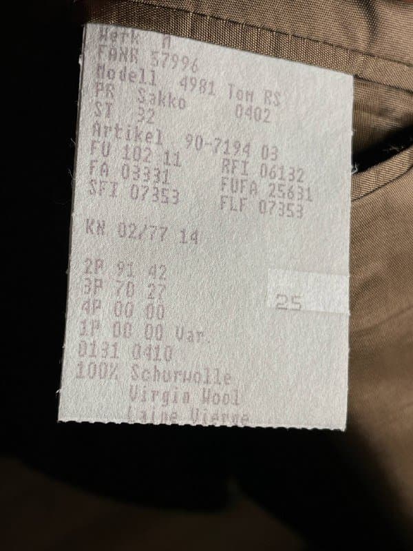 Пиджак блейзер из 100% virgin wool Moon England 6