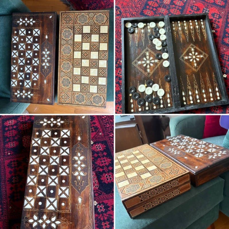 Арабская нарды ручной работы, 2 штуки 1