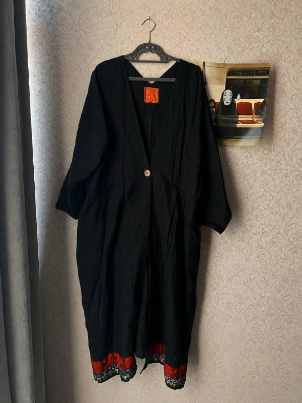 Джинсовка, кофточка, парные футболки, юбка теннисная, боди, хиппи накидка, свитер, шелковая рубашка 7