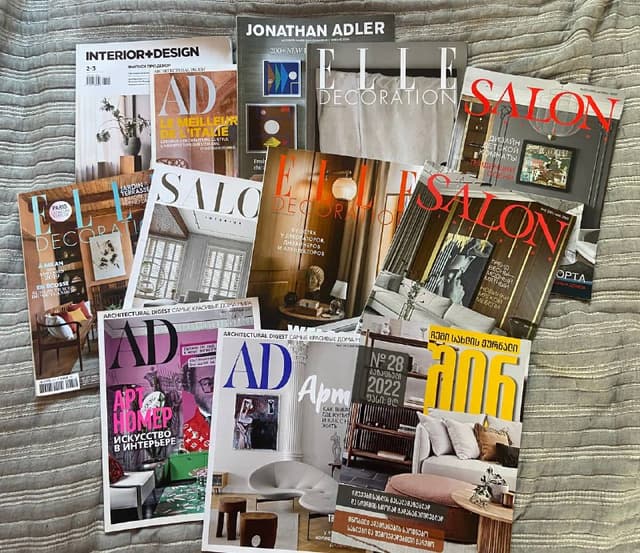 Коллекция журналов по интерьеру и декору