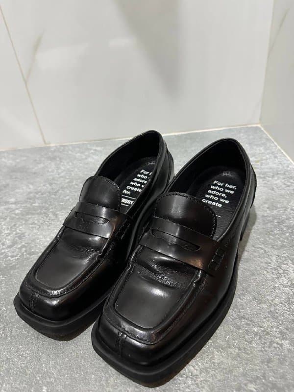 Лоферы Bronx женские натуральная кожа размер 39 2