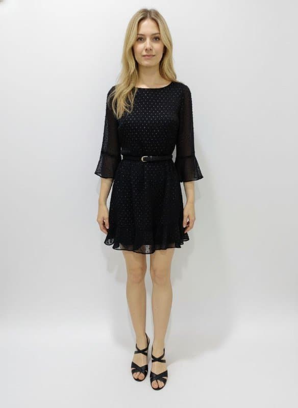 Чёрное платье размер S-M