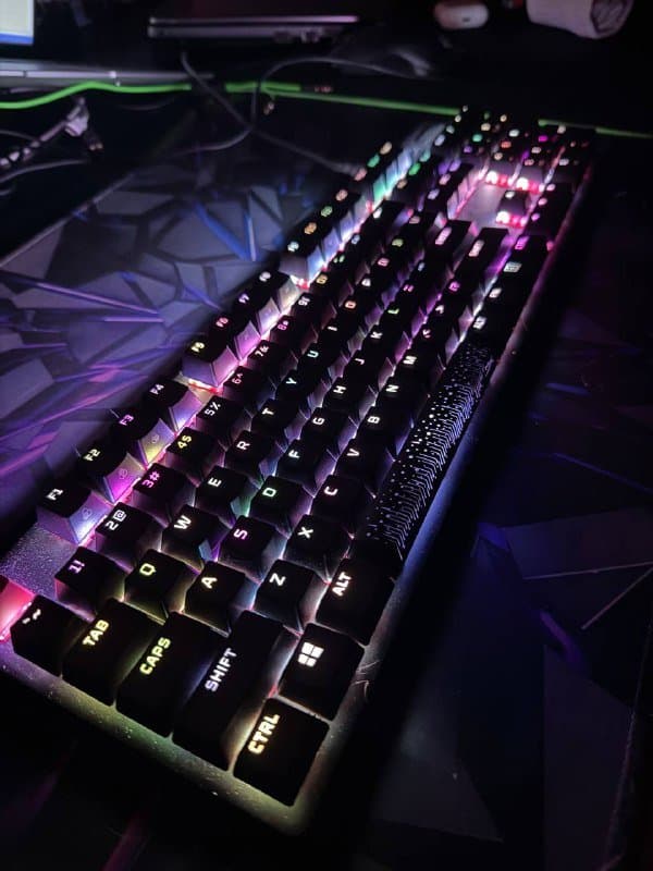 Игровая мышь, клавиатура, коврик, наушники, ноутбук 4