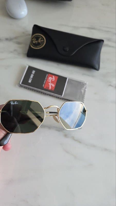 Часы Casio Edifice, кожаные туфли, очки Ray-Ban 6