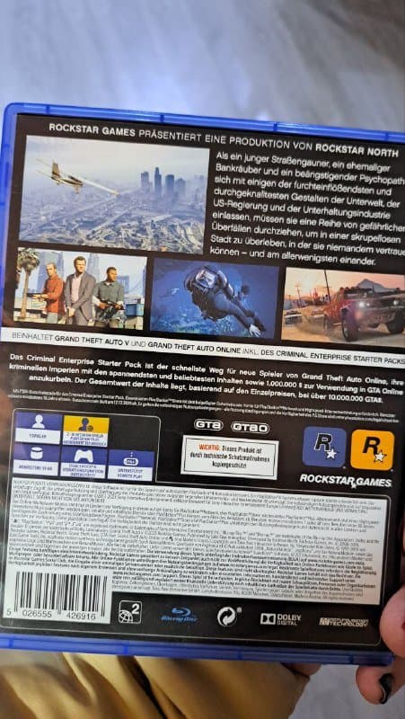 Диск GTA V Premium Edition для PS4 2