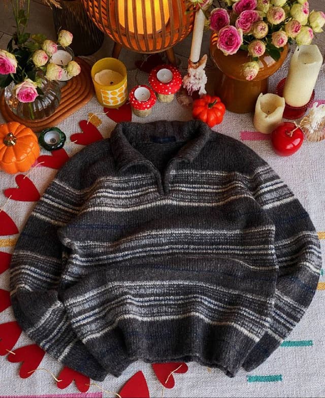 Мужской джемпер Zegna Sport шерстяной размер L