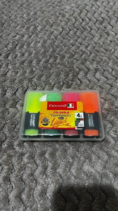 Набор мини-маркеров, беспроводная зарядка Havit, подставка для канцелярии, стикеры-календари, блокнот, альбом для графики