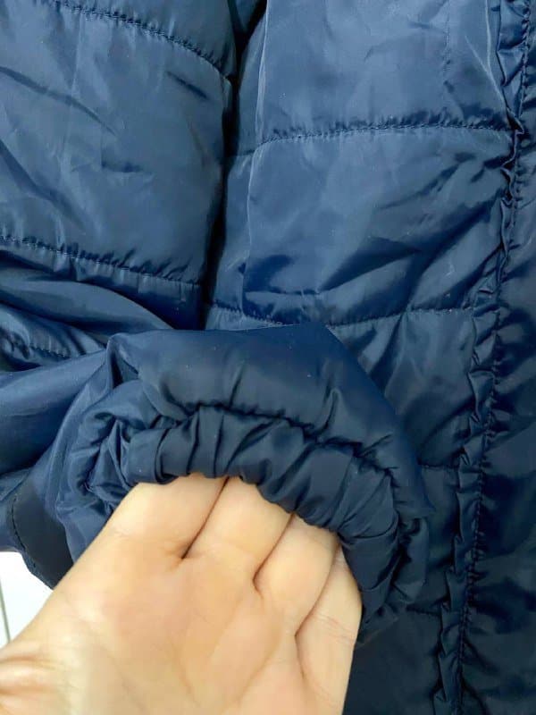 Женская куртка XS/S синяя с капюшоном 3