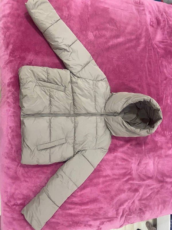 Тёплая женская куртка пуховик Stradivarius размер М 2