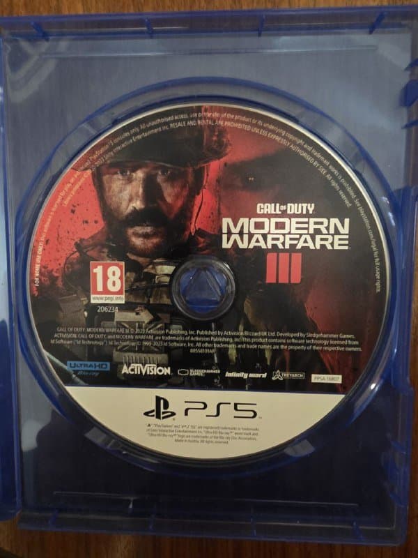 Диски для PS5 Call of Duty, Tekken 8, Teenage Mutant Ninja Turtles