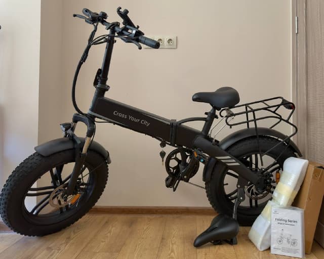 Электровелосипед ADO A20F XE с дополнительной батареей и багажником