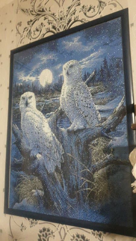 Картина, три бокала в виде черепов 1