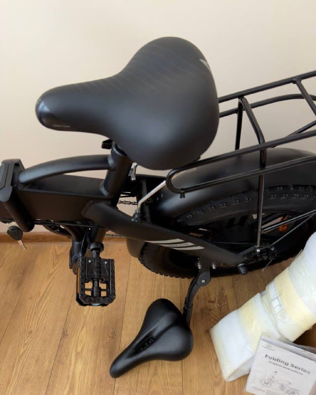 Электровелосипед ADO A20F XE с дополнительной батареей и багажником 3